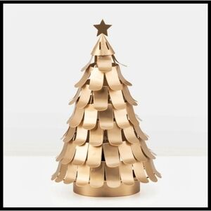 Scentsy Treetop Glisten Wax Warmer Plug In Gold Metal Holiday 2021
